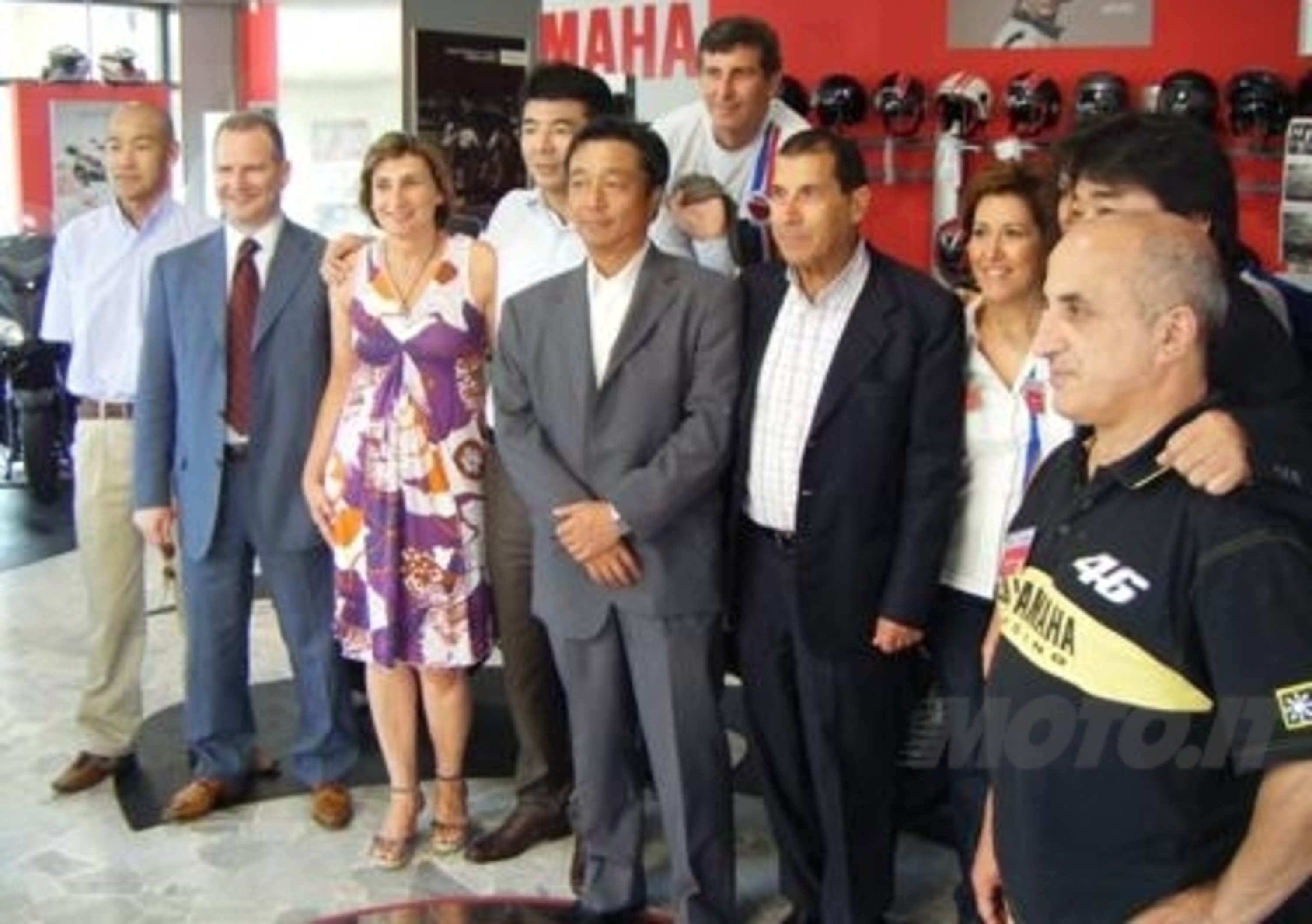 Toshizumi Kato, executive officer Yamaha, visita il dealer partenopeo Rima