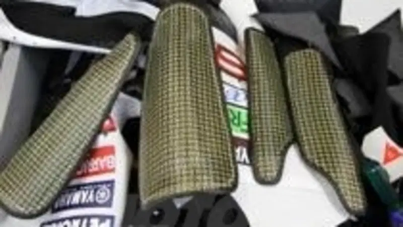 Modifiche speciali all'abbigliamento Dainese di Valentino Rossi