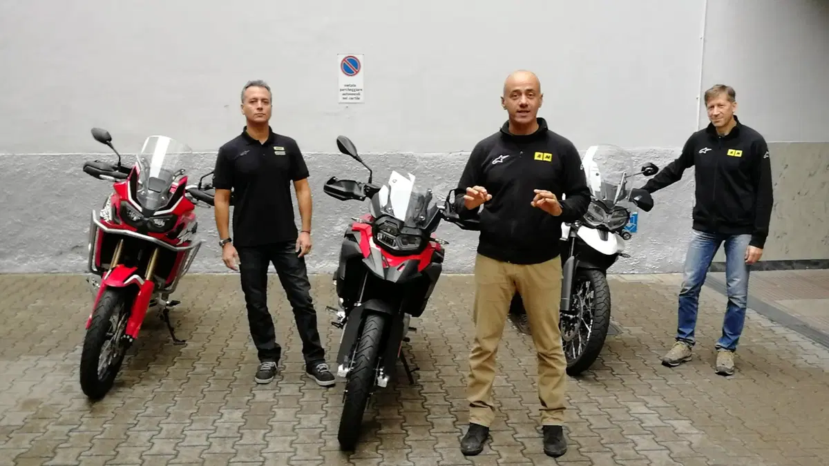 Colazione col Perfetto: BMW F850GS, Honda Africa Twin, Triumph Tiger 800 (4)