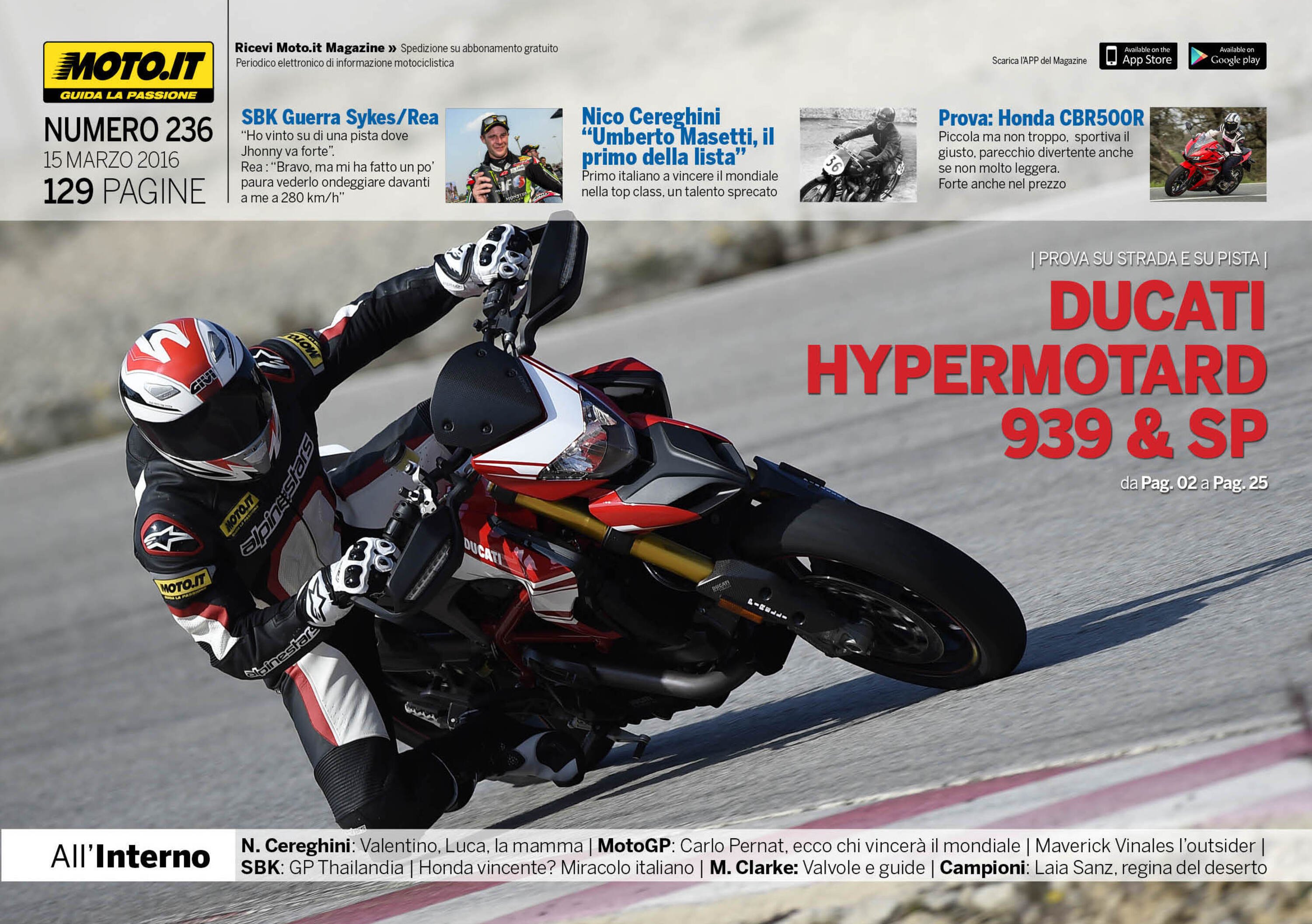 Magazine n&deg;236, scarica e leggi il meglio di Moto.it 