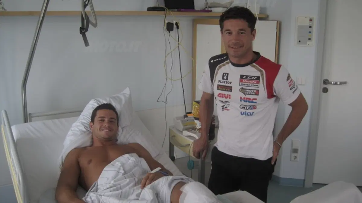 De Puniet: «Ci vorranno 6 settimane ma io farò di tutto per esserci a Brno» (2)