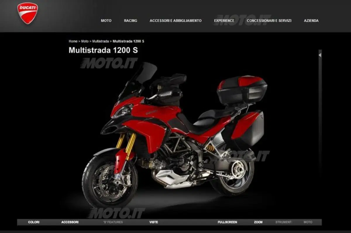 Alla scoperta del nuovo sito Ducati (2)