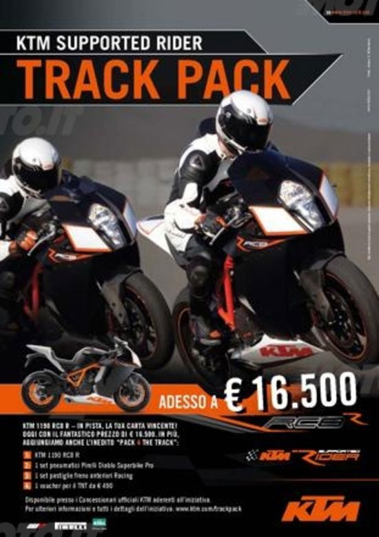 KTM 1190 RC8 R e KIT “Pack 4 The Track” a 16.500€ 