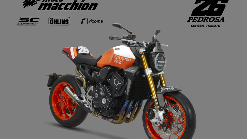 Moto Macchion: una Honda CB1000R tributo a Daniel Pedrosa