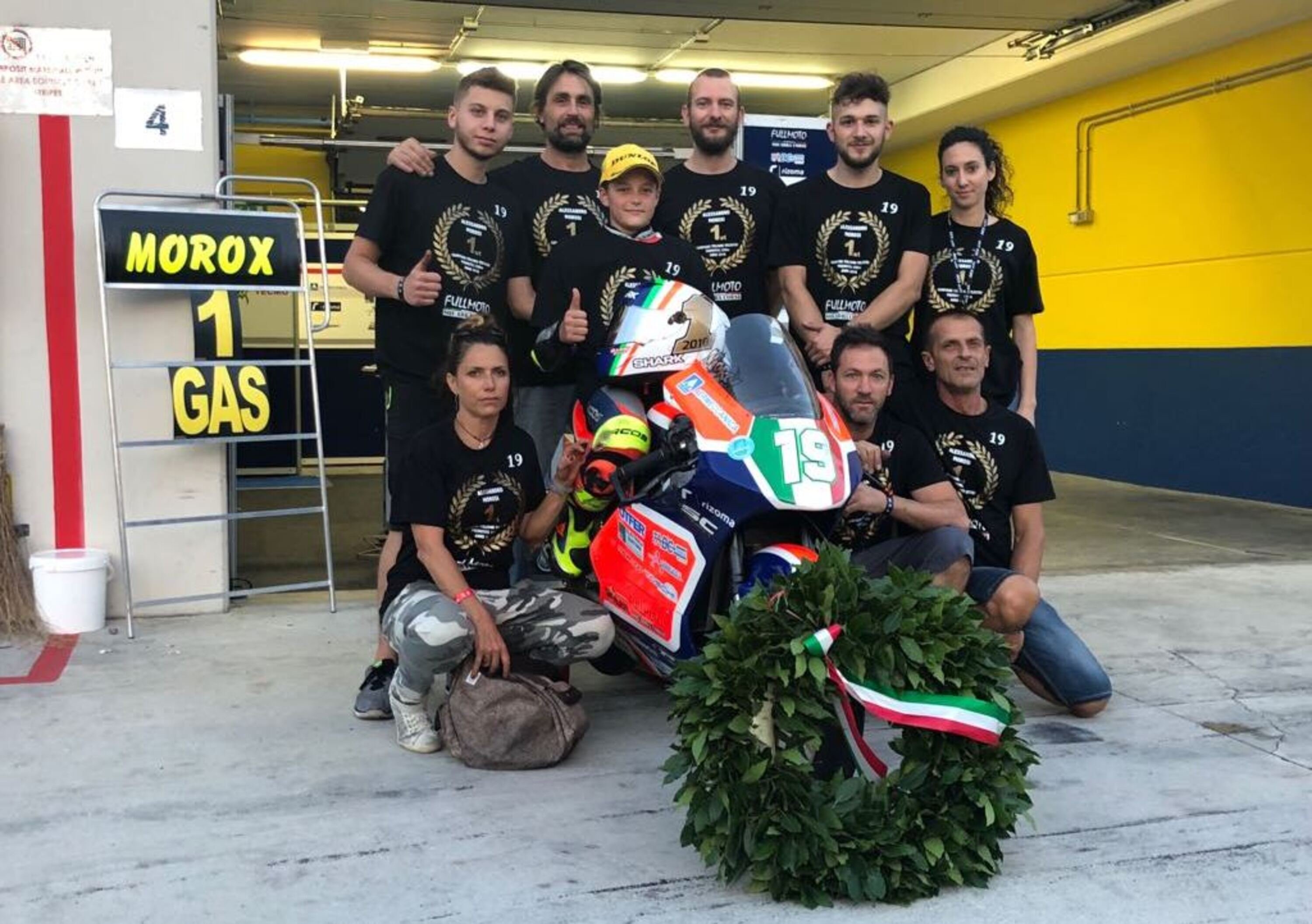 FullMoto Squadra Corse: Alessandro Morosi vince il titolo Premoto3 250 4t ELF CIV