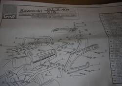 attacchi per portavalige laterali Kawasaki ZX10 Givi