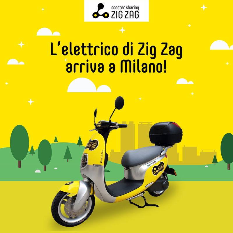 Scooter sharing. Zig Zag diventa elettrico