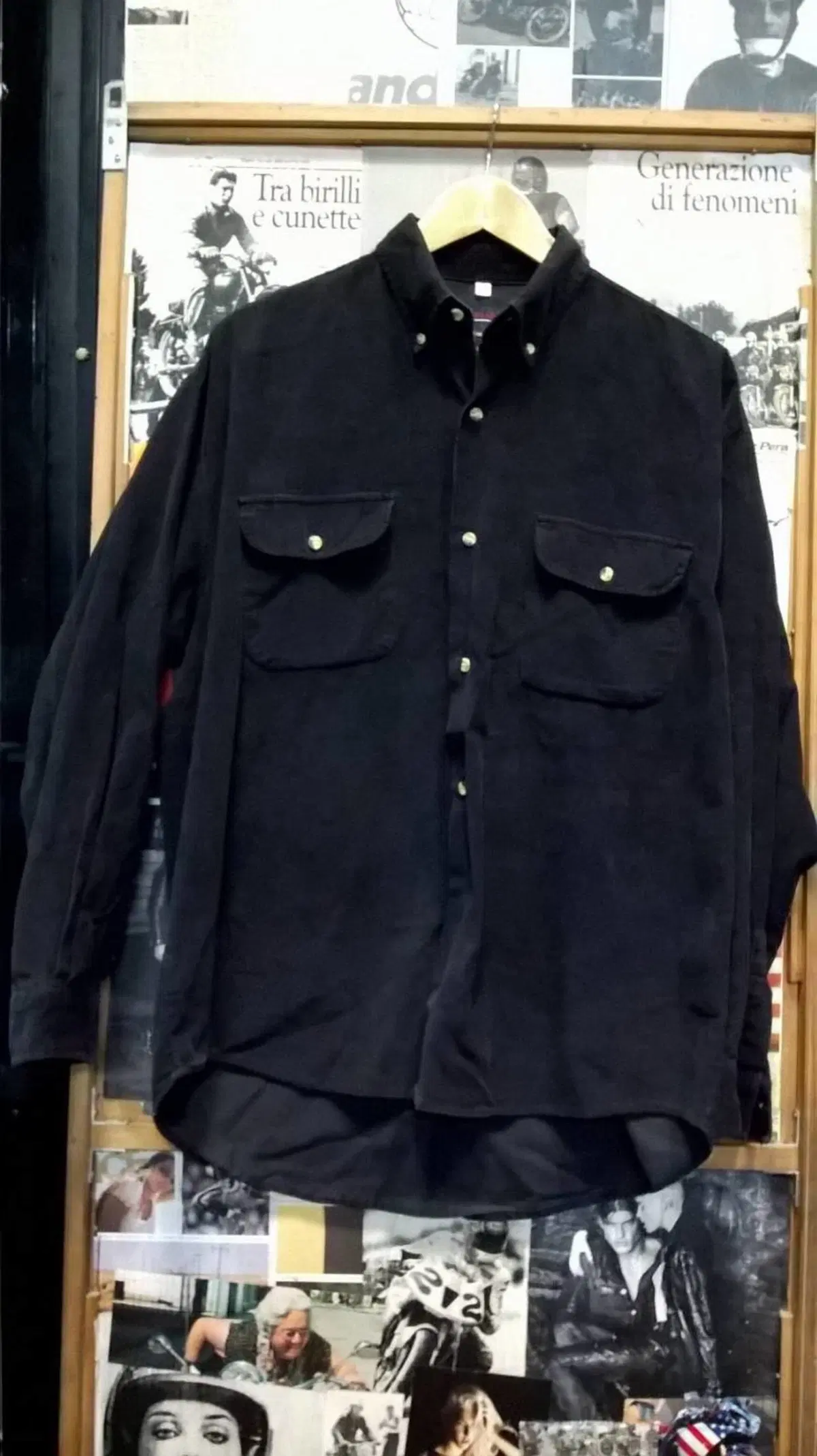 Camicia in velluto Astrolabio Tg L