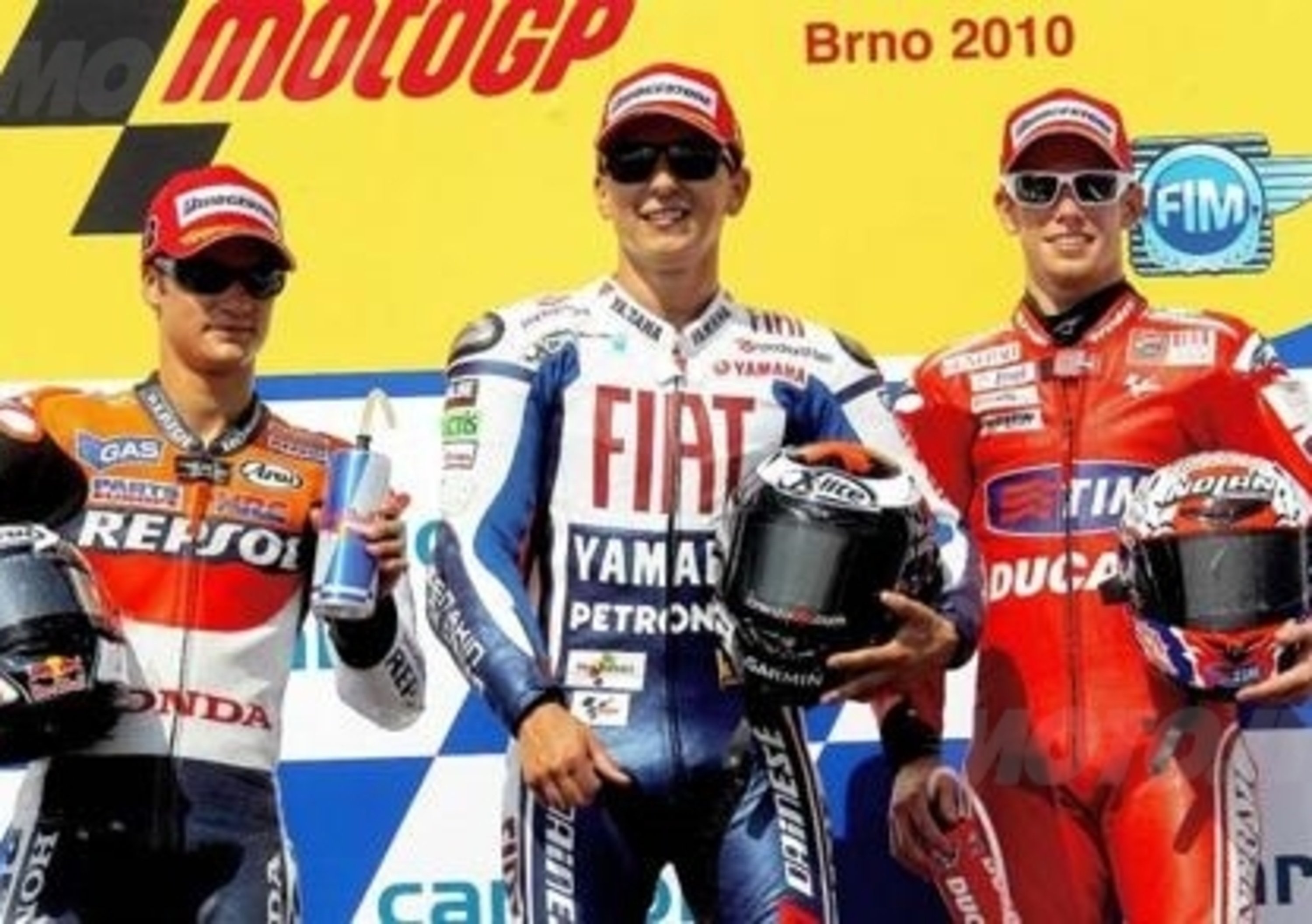 Lorenzo vince il GP di Brno. Rossi quinto