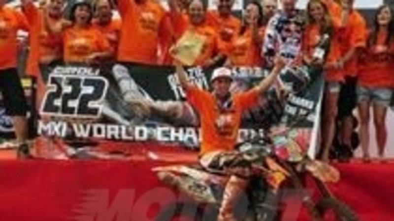 Antonio Cairoli Campione del Mondo MX1 2010!