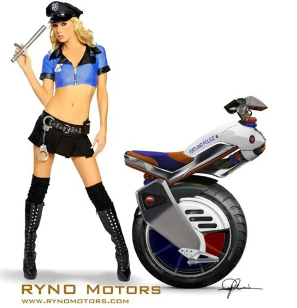 Il monoruota elettrico Ryno Motors
