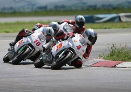 I piloti dell'Honda Italia Racing Project al MotoGP di Misano