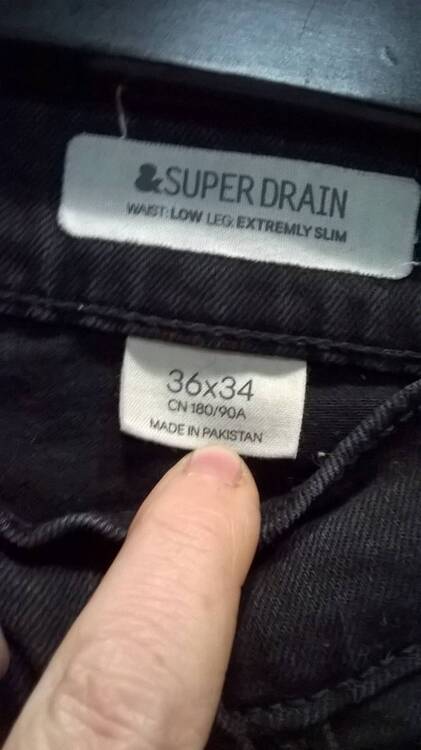 Jeans Superdrain Tg 36x34 (5)