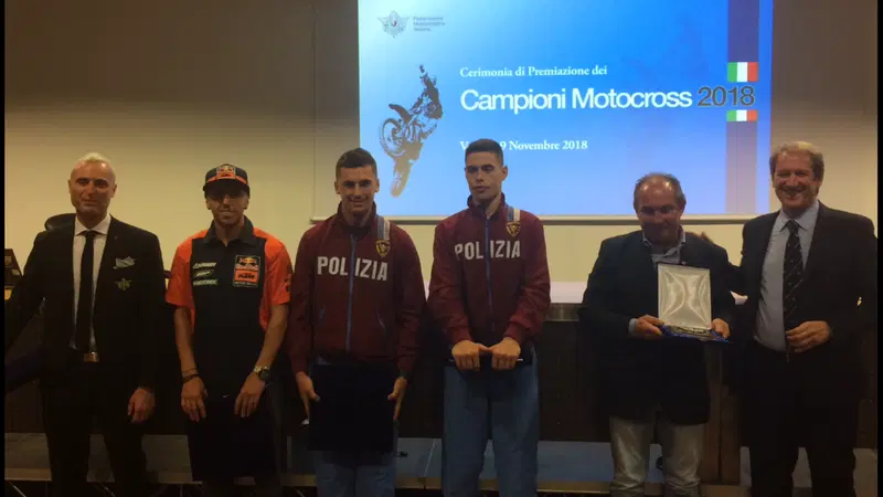 EICMA 2018. FMI premia i campioni Motocross e Supercross