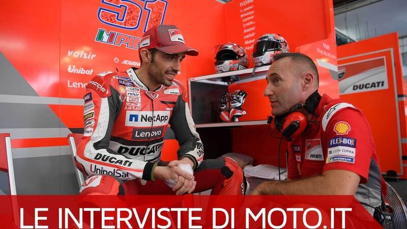 EICMA 2018. Michele Pirro e la Ducati MotoGP 2019