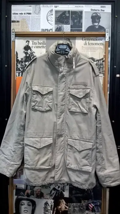 Giacca beige 2 in 1 Tg L Jack &amp; Jones