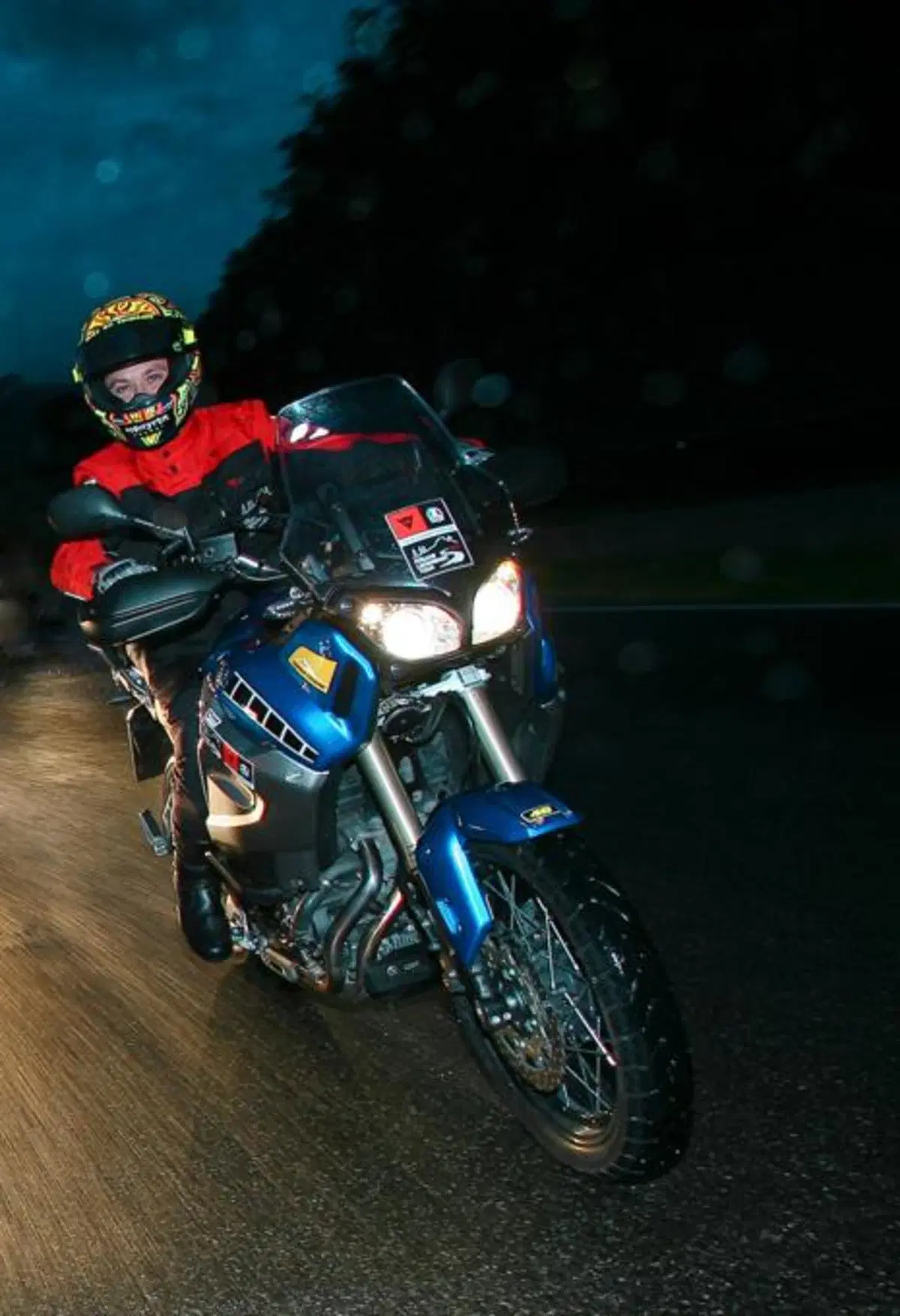 Valentino Rossi al Mugello in sella al Super Ténéré
