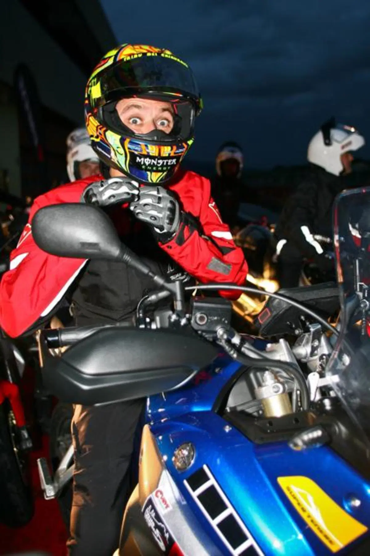 Valentino Rossi al Mugello in sella al Super Ténéré (2)