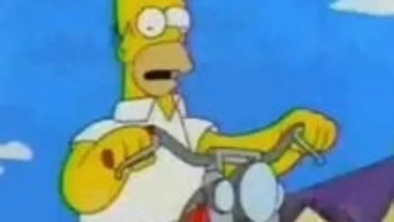 In moto con Homer Simpson!