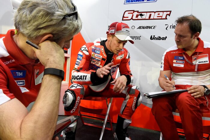 Casey Stoner e Gigi Dall'Igna