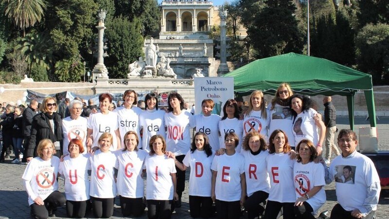 Roma ricorda le vittime delle strada