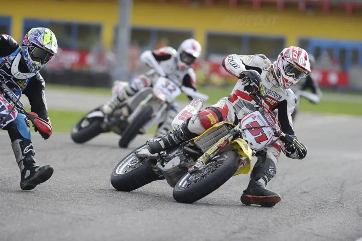 Supermoto. Occhini sul podio nel Campionato Italiano