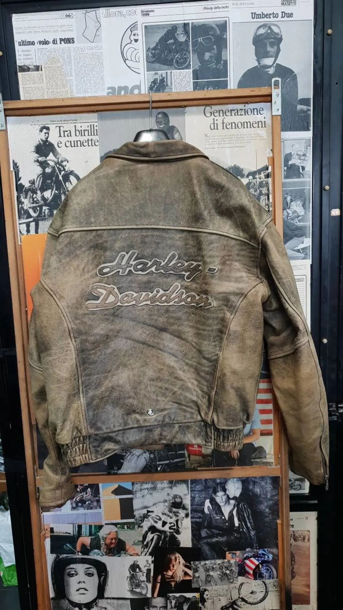 Giacca Bomber in pelle Harley-Davidson Tg L (5)