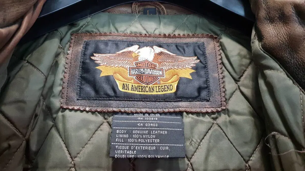 Giacca Bomber in pelle Harley-Davidson Tg L (7)