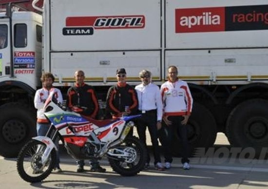 Sei Aprilia al Pharaons Rally