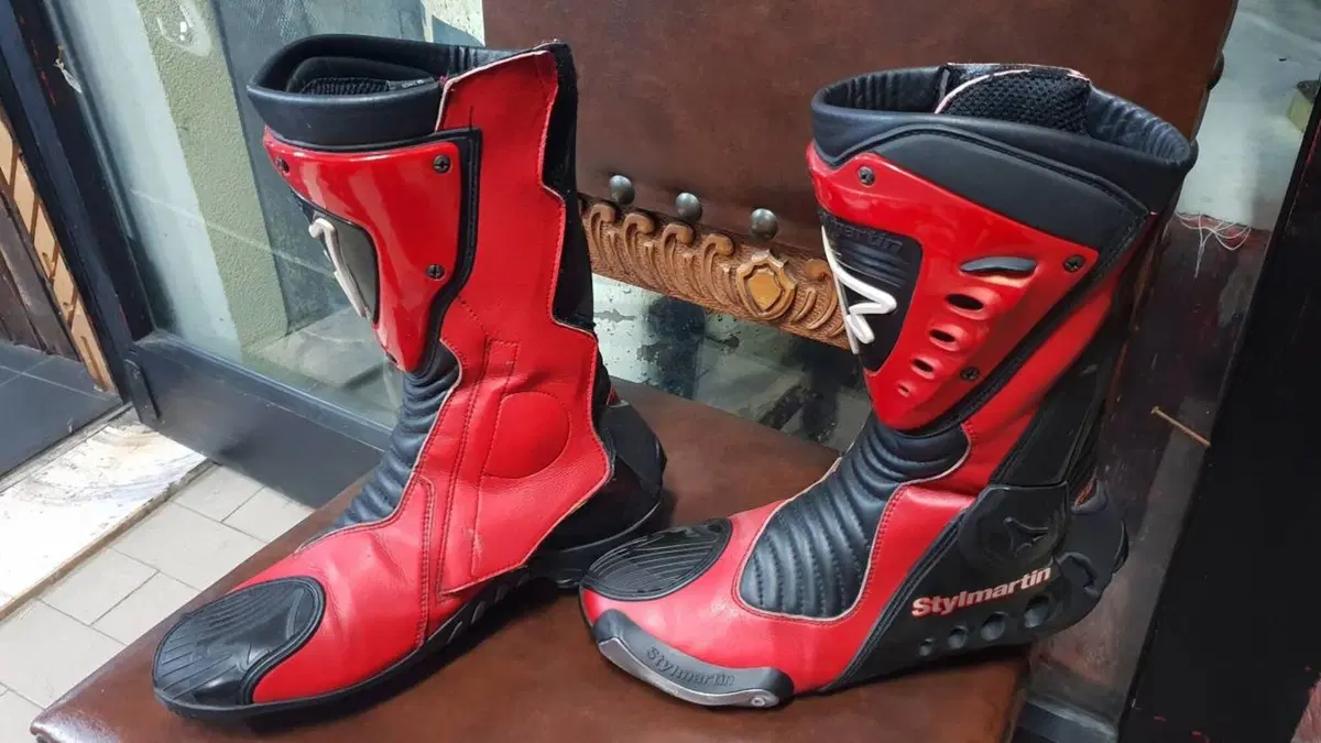 Stivale Stylmartin Sonic RS rosso Tg 44 (2)