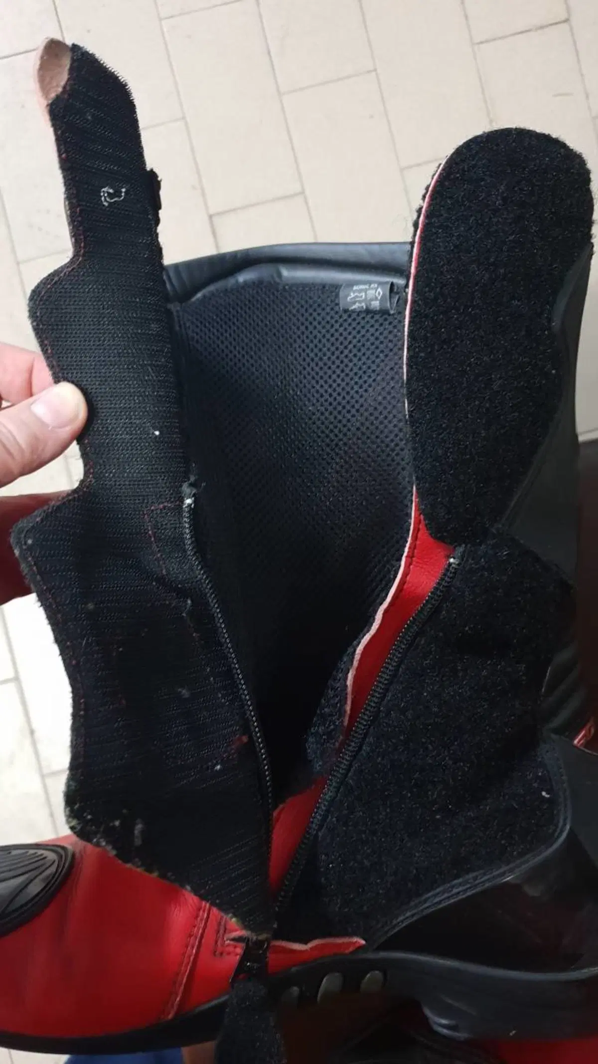 Stivale Stylmartin Sonic RS rosso Tg 44 (13)