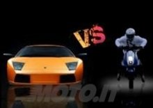 Lamborghini vs scooter