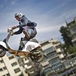 Una Vespa tra le rampe dei Red Bull X-Fighters a Roma