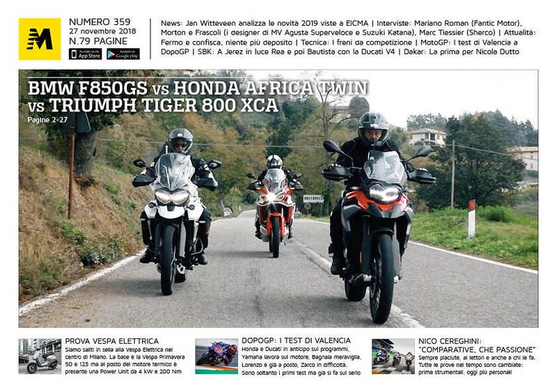Magazine n&deg; 359, scarica e leggi il meglio di Moto.it 