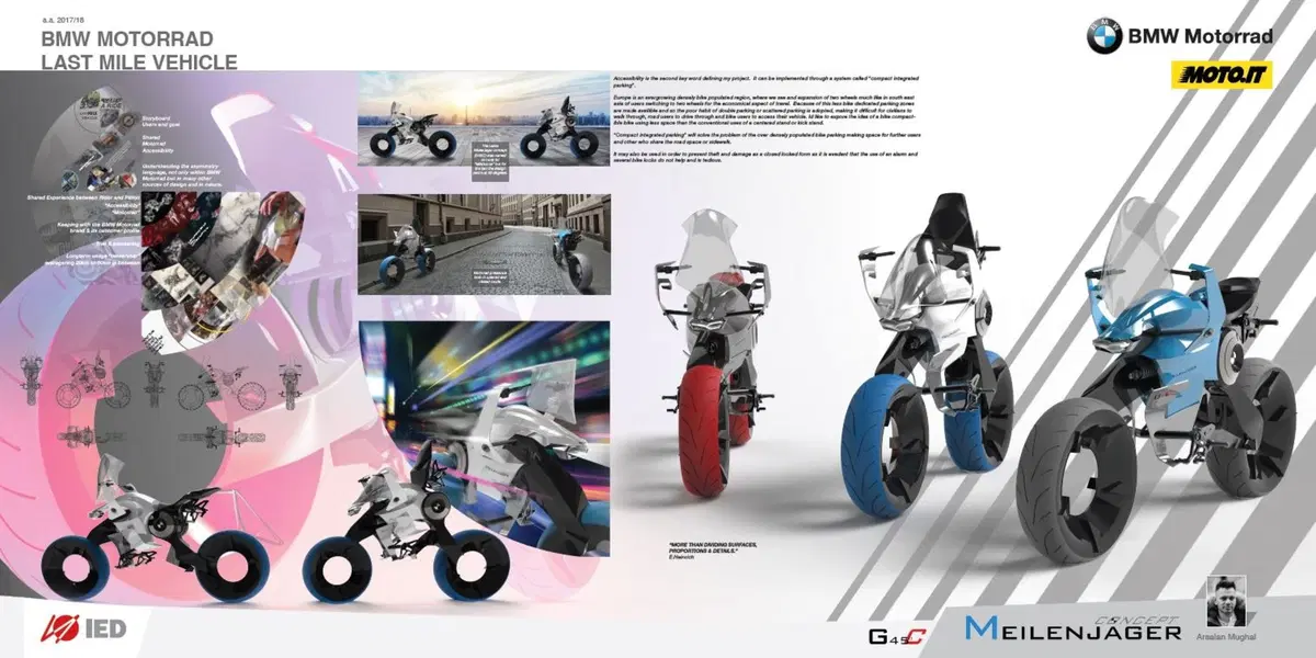 BMW Last Mile Vehicle: Le tesi di IED Torino (2)
