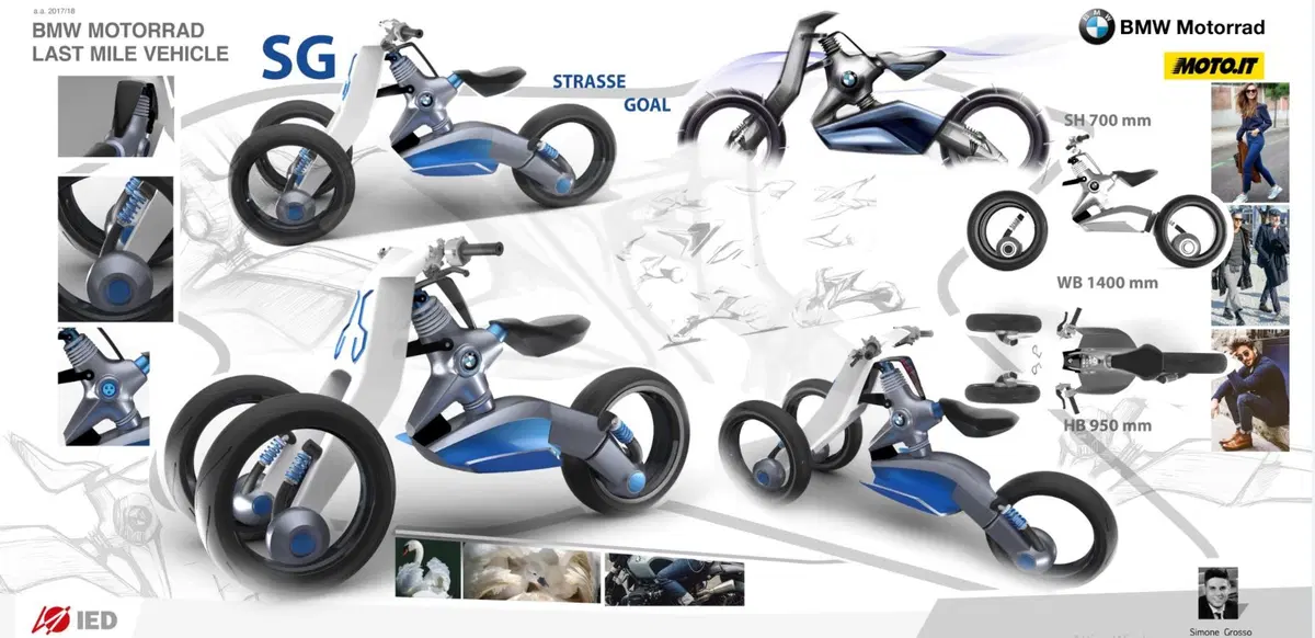 BMW Last Mile Vehicle: Le tesi di IED Torino (16)