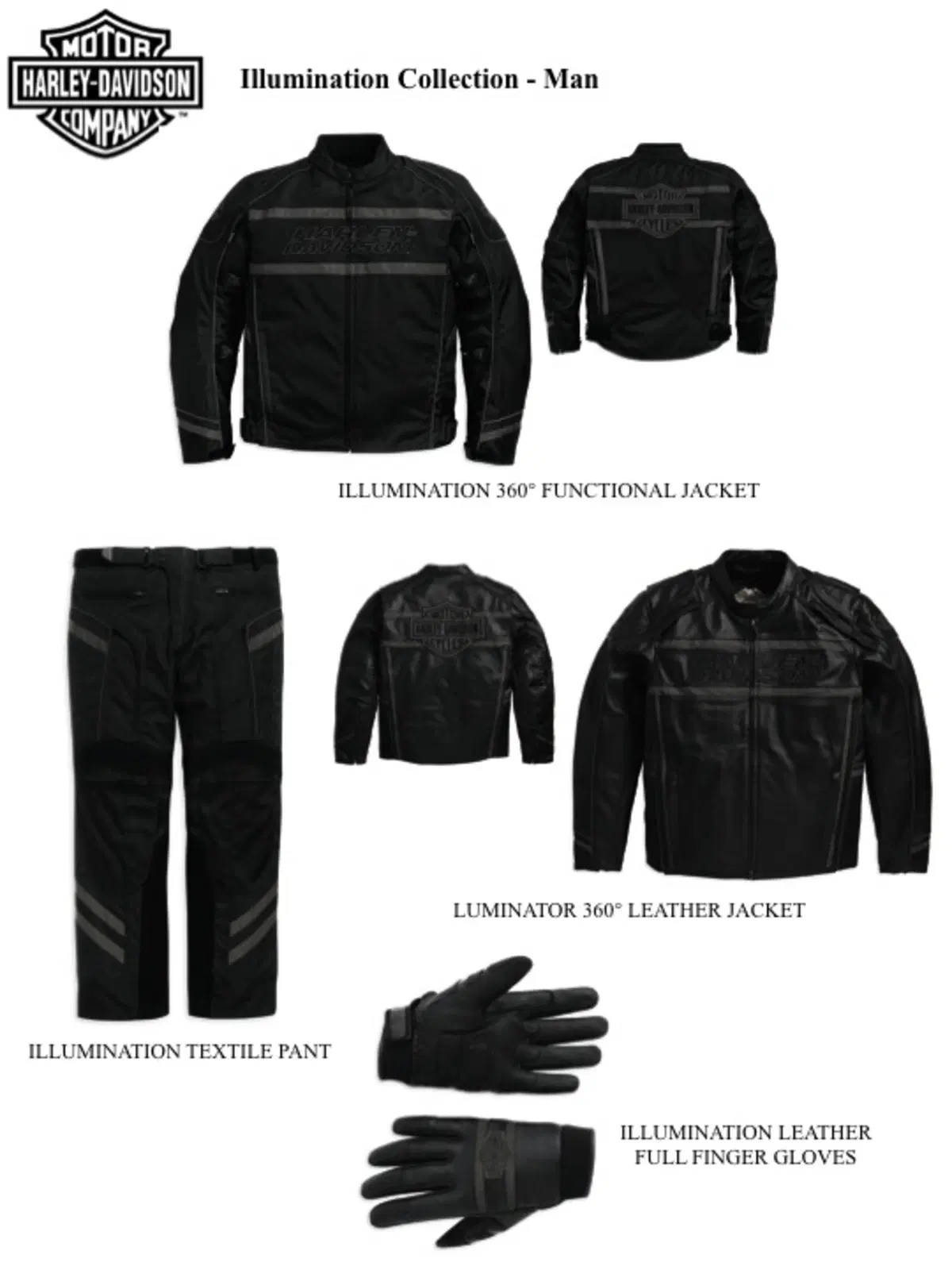 Harley-Davidson collezione Motorclothes Illumination