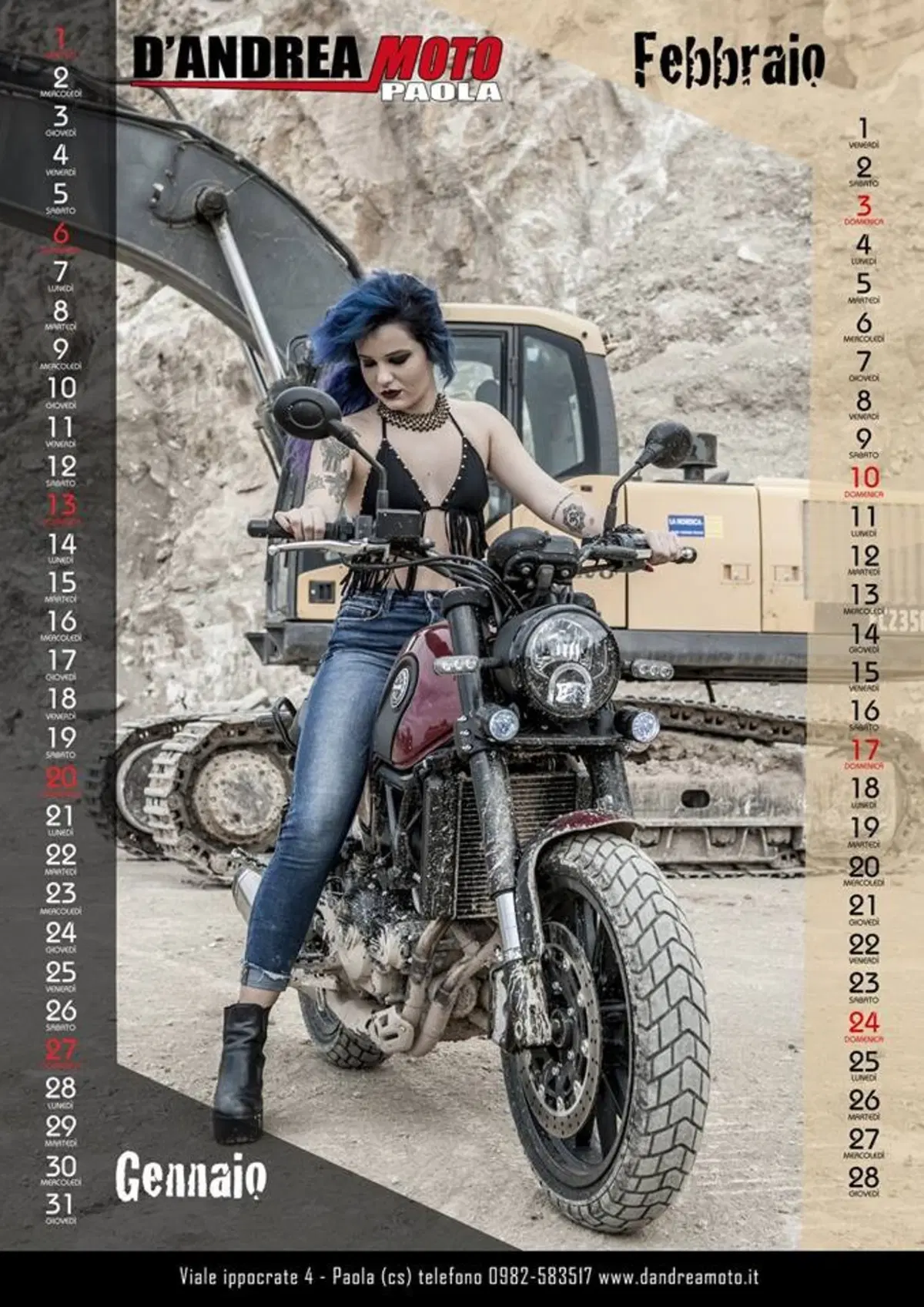 D'Andrea Moto: lanciato il nuovo calendario 2019 (2)