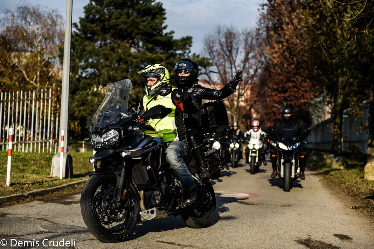 'La moto fa bene'. Motociclisti nel reparto Pediatria (23)