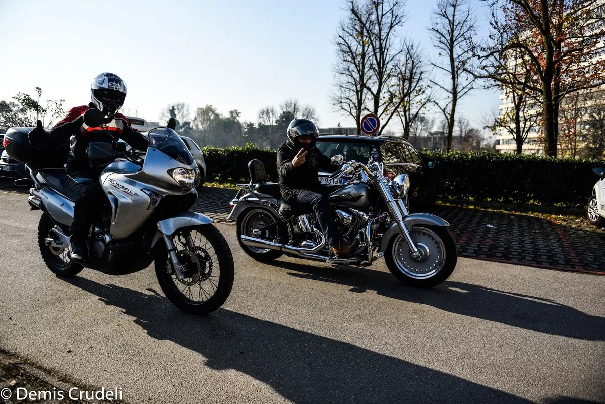 'La moto fa bene'. Motociclisti nel reparto Pediatria (33)