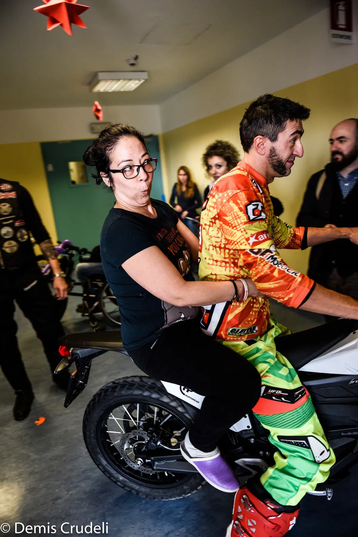 'La moto fa bene'. Motociclisti nel reparto Pediatria (77)