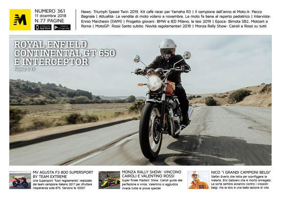 Magazine n° 361, scarica e leggi il meglio di Moto.it 