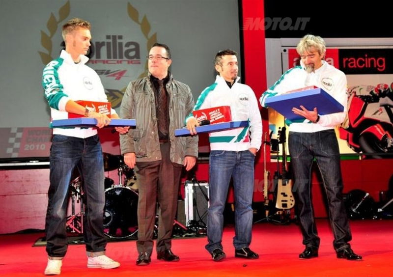 Festa a Noale per Max Biaggi e l&#039;Aprilia