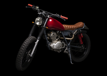 Suzuki GN 125: la scrambler realizzata da Atelier Medusa