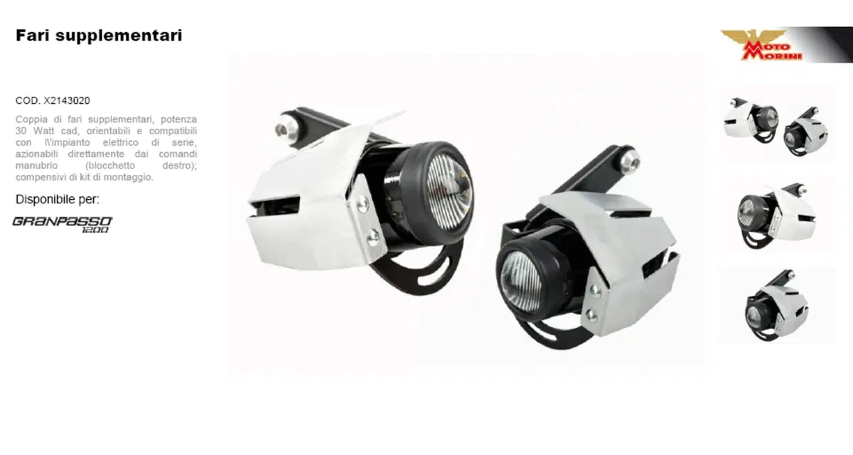 Accessori e Abbigliamento Moto Morini in stock (3)