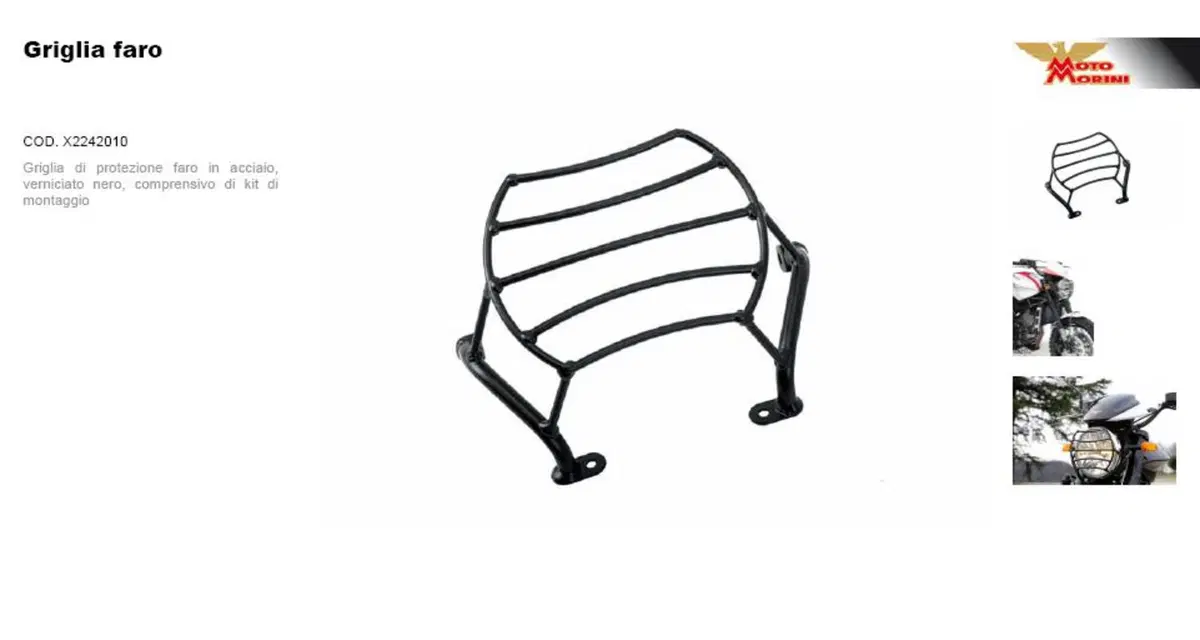 Accessori e Abbigliamento Moto Morini in stock (8)