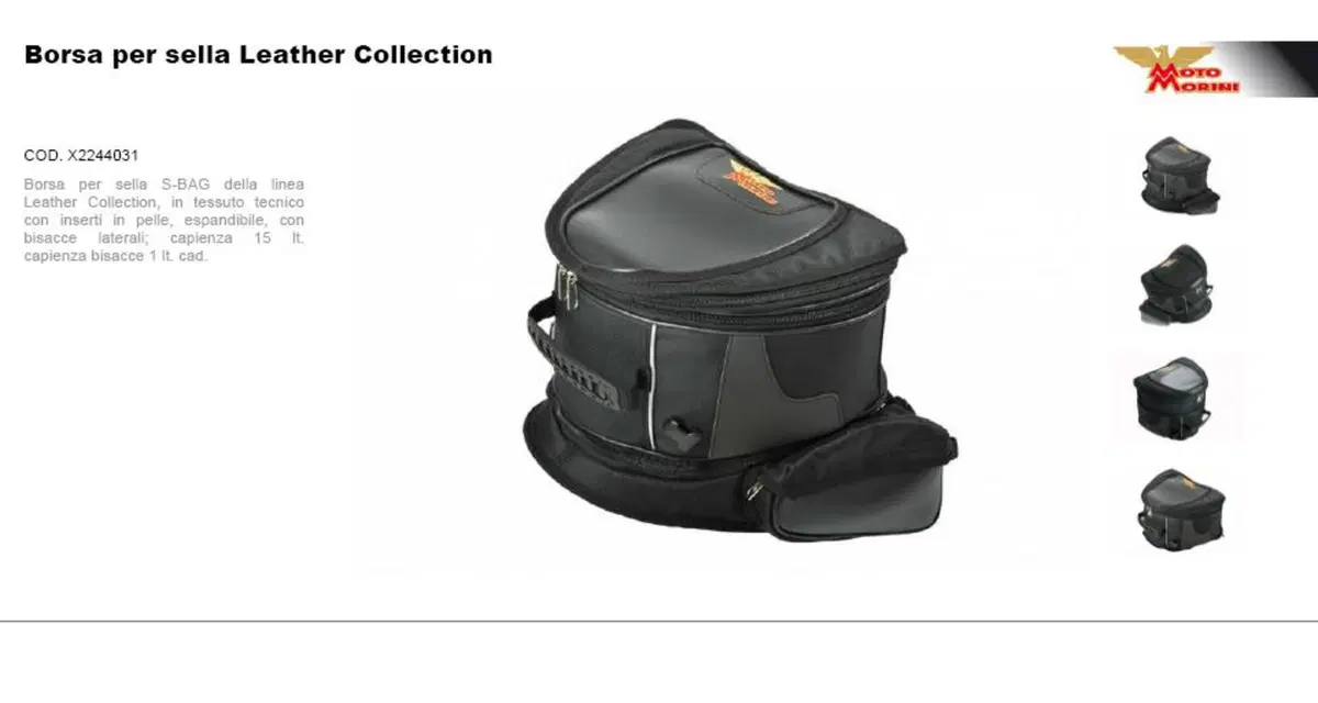 Accessori e Abbigliamento Moto Morini in stock (9)