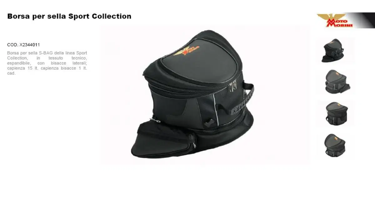 Accessori e Abbigliamento Moto Morini in stock (11)