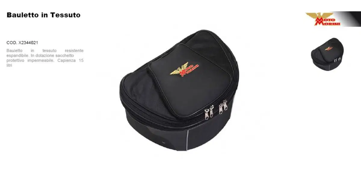Accessori e Abbigliamento Moto Morini in stock (12)