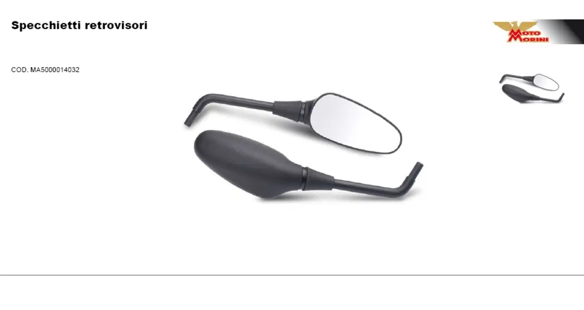 Accessori e Abbigliamento Moto Morini in stock (15)